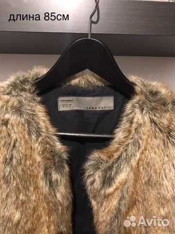 Меховая жилетка Zara р-р М Меховая жилетка Zara р-р М