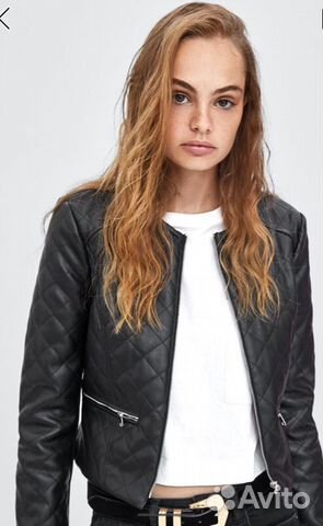 Куртка из искусственной кожи Zara новая