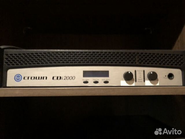 Усилитель мощности звука Crown CDi2000 в отличном Усилитель мощности звука Crown CDi2000 в отличном