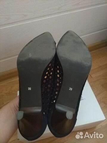 Туфли замшевые тёмно-синий р39 Туфли замшевые тёмно-синий р39