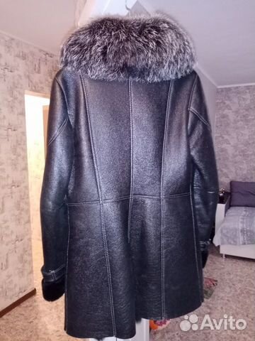 Кожаная дубленка