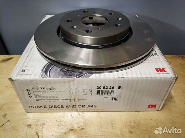 Диск торм. передний suzuki swift III 06