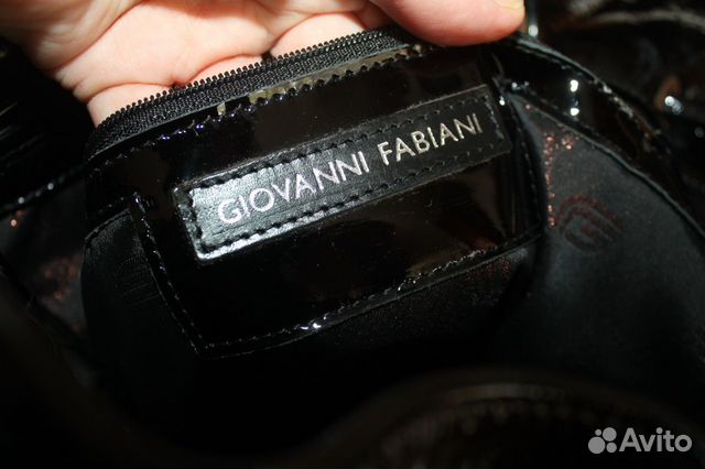 Сумка Giovanni Fabiani оригинал большая лакированн Сумка Giovanni Fabiani оригинал большая лакированн