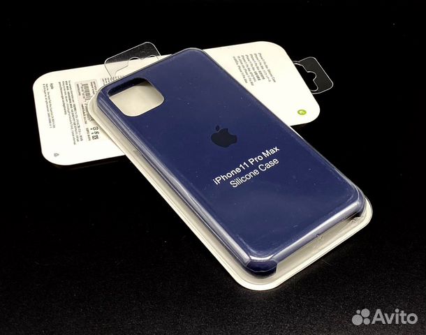 Оригинал iPhone 11 Pro Max Чехол Midnight Blue Оригинал iPhone 11 Pro Max Чехол Midnight Blue