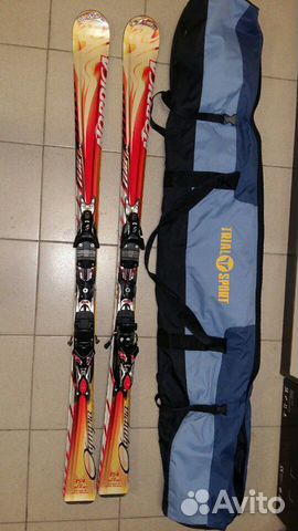 Горные лыжи Nordica +чехол на 2 пары лыж Горные лыжи Nordica +чехол на 2 пары лыж