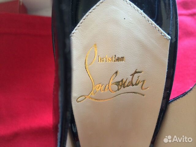 Туфли Christian Louboutin FLO 37,5eu оригинал новы