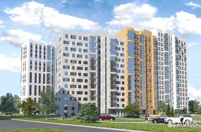 2-к квартира, 60.8 м², 4/13 эт.