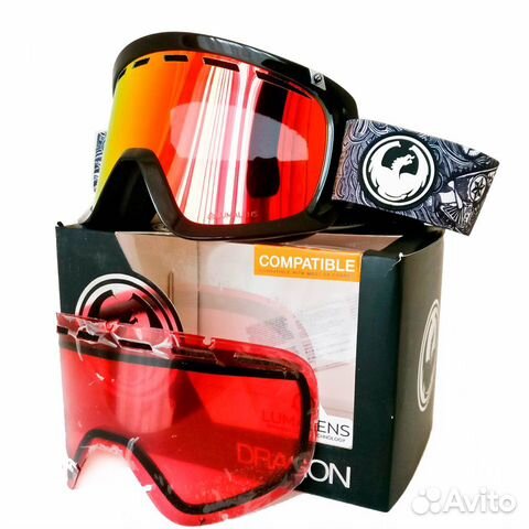 Сноуборд Маска Dragon D1 Kengo Kimura 2 линзы Сноуборд Маска Dragon D1 Kengo Kimura 2 линзы