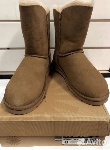 UGG угги, с пуговицей рыжие UGG угги, с пуговицей рыжие