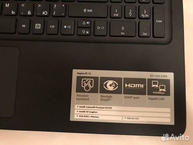 Ноутбук acer Aspire ES 15 Ноутбук acer Aspire ES 15