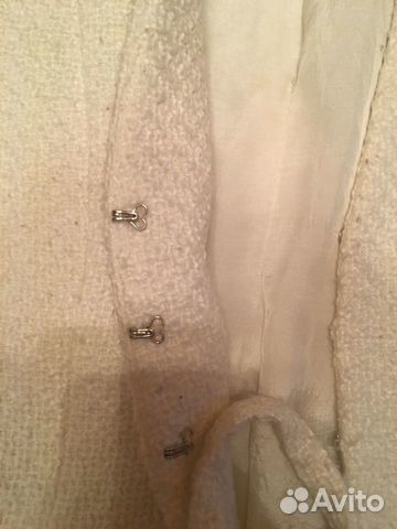 Твидовый Белый пиджак Zara под Chanel