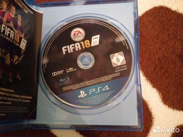 Игры fifa 19 И fifa 18 (коробка от 19 потерялась)