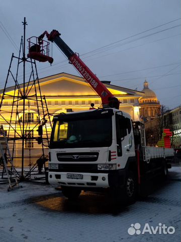 Аренда манипулятора 23м7т Автовышка опытный водите Аренда манипулятора 23м7т Автовышка опытный водите
