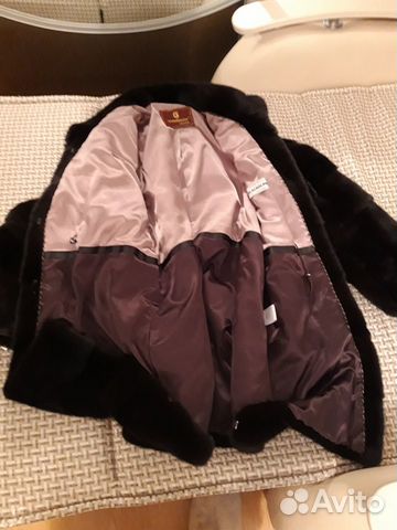 Шуба норковая black glama Шуба норковая black glama