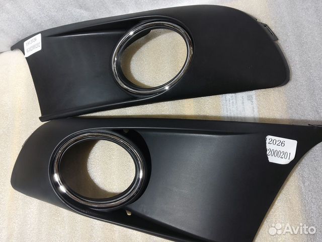 Накладки птф переднего бампера VW touran caddy