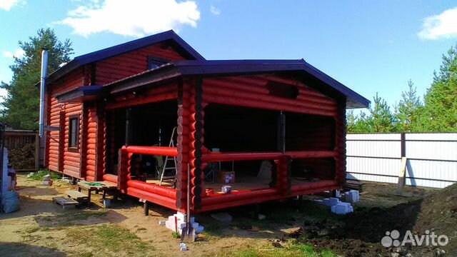 Сруб дома или бани Сруб дома или бани