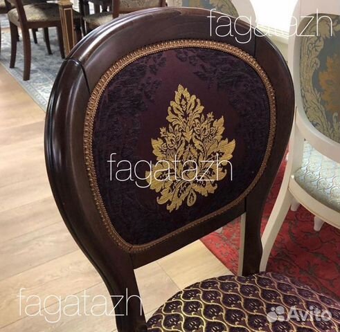 Обеденная группа, стол и стулья из массива бука