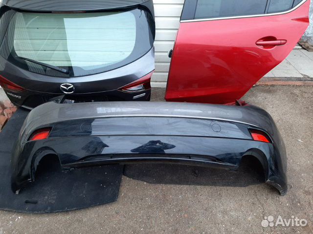Бампер задний Mazda 3 BM 2013