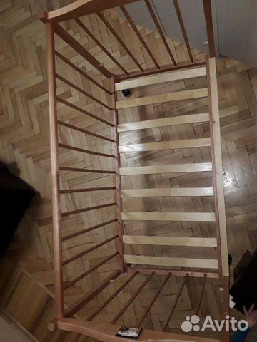 Кроватка детская Фея с двусторонним матрасом Кроватка детская Фея с двусторонним матрасом