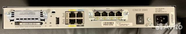 Маршрутизатор Cisco 1841 с модулем hwic-4ESW Маршрутизатор Cisco 1841 с модулем hwic-4ESW