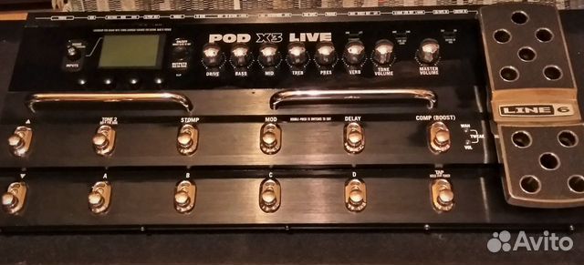 Line 6 Pod X3 Live AMP Modeler Pedal (Процессор) Line 6 Pod X3 Live AMP Modeler Pedal (Процессор)