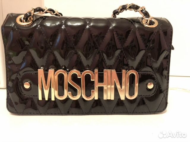 Лаковая сумка фирма Moschino, производство Италия Лаковая сумка фирма Moschino, производство Италия