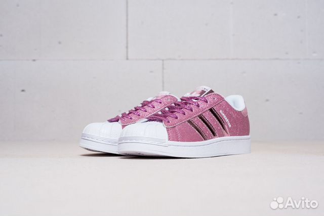 Кроссовки Adidas Superstar розовые