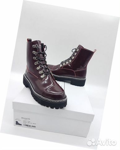 Ботинки кожаные Balmain Ботинки кожаные Balmain
