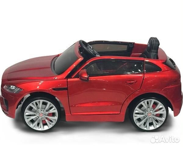 Электромобиль RiverToys Jaguar F-Pace, вишневый