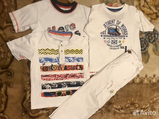 Пакет одежды (лето) на мальчика 110