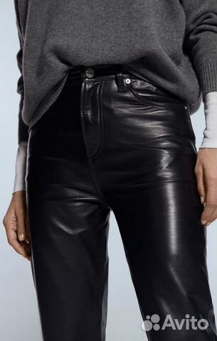 Кожаные брюки Zara Кожаные брюки Zara