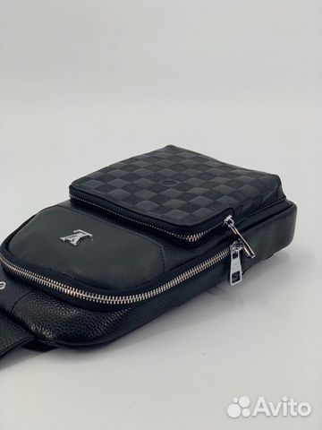 Новая мужская сумка через плечо кожа Louis Vuitton Новая мужская сумка через плечо кожа Louis Vuitton