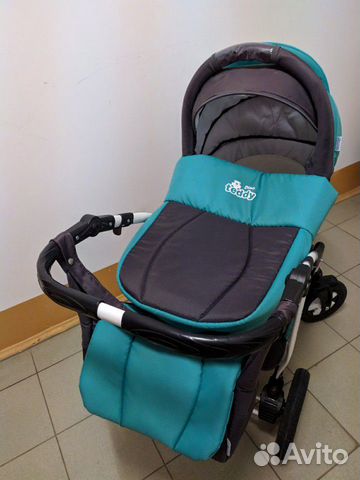 Коляска 2 в 1 Дино Тедди