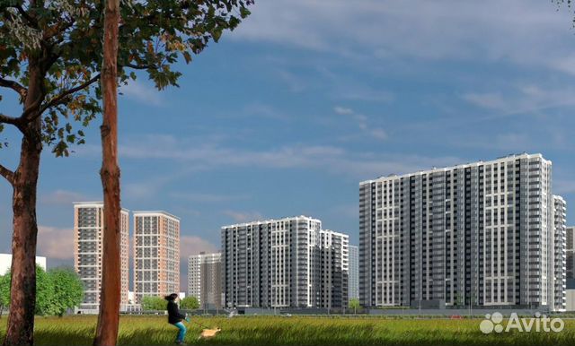 1-к квартира, 35.5 м², 2/19 эт. 1-к квартира, 35.5 м², 2/19 эт.