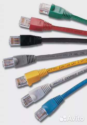 Патчкорд, Витая пара, Сетевые провода