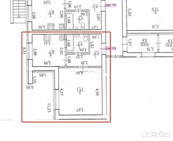 1-к квартира, 34.8 м², 1/5 эт.