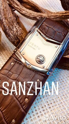 Телефон Vertu Signature S Design коричневый крок