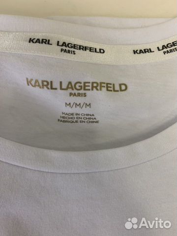Футбока Karl Lagerfeld ориг новая Футбока Karl Lagerfeld ориг новая