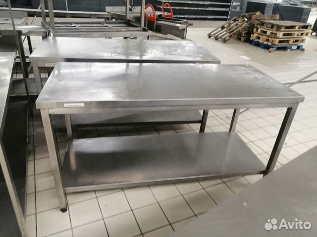 Стол из нержавейки с полкой 1600/700 Стол из нержавейки с полкой 1600/700