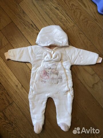 Комбинезон хлопковый Sofija утеплённый для девочки Комбинезон хлопковый Sofija утеплённый для девочки