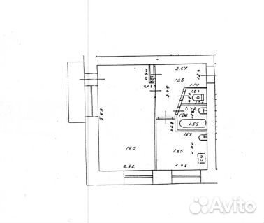 1-к квартира, 30.2 м², 3/5 эт.