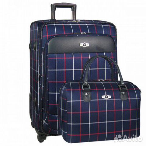 Комплект: Чемодан с сумкой Borgo