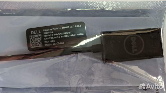 Адаптер Dell DisplayPort/hdmi 2.0 (4K)