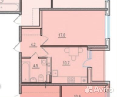 1-к квартира, 38.2 м², 3/12 эт.