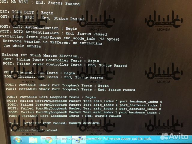 Ремонт коммутатора Cisco Серии 2960X Ремонт коммутатора Cisco Серии 2960X
