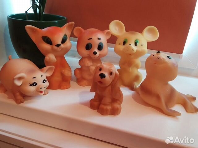 Советские резиновые игрушки