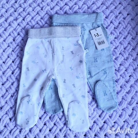Штанишки ползунки новые Mothercare 1-3, 3-6 мес Штанишки ползунки новые Mothercare 1-3, 3-6 мес
