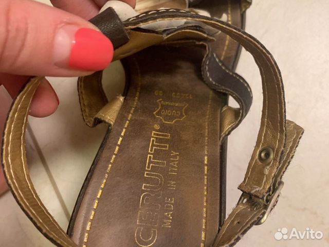 Босоножки женские танкетка Cerutti 38