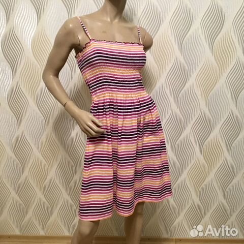 Сарафан H&M S из хлопка Сарафан H&M S из хлопка