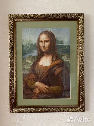 Картина в технике «вышивка крестом» «Джоконда»